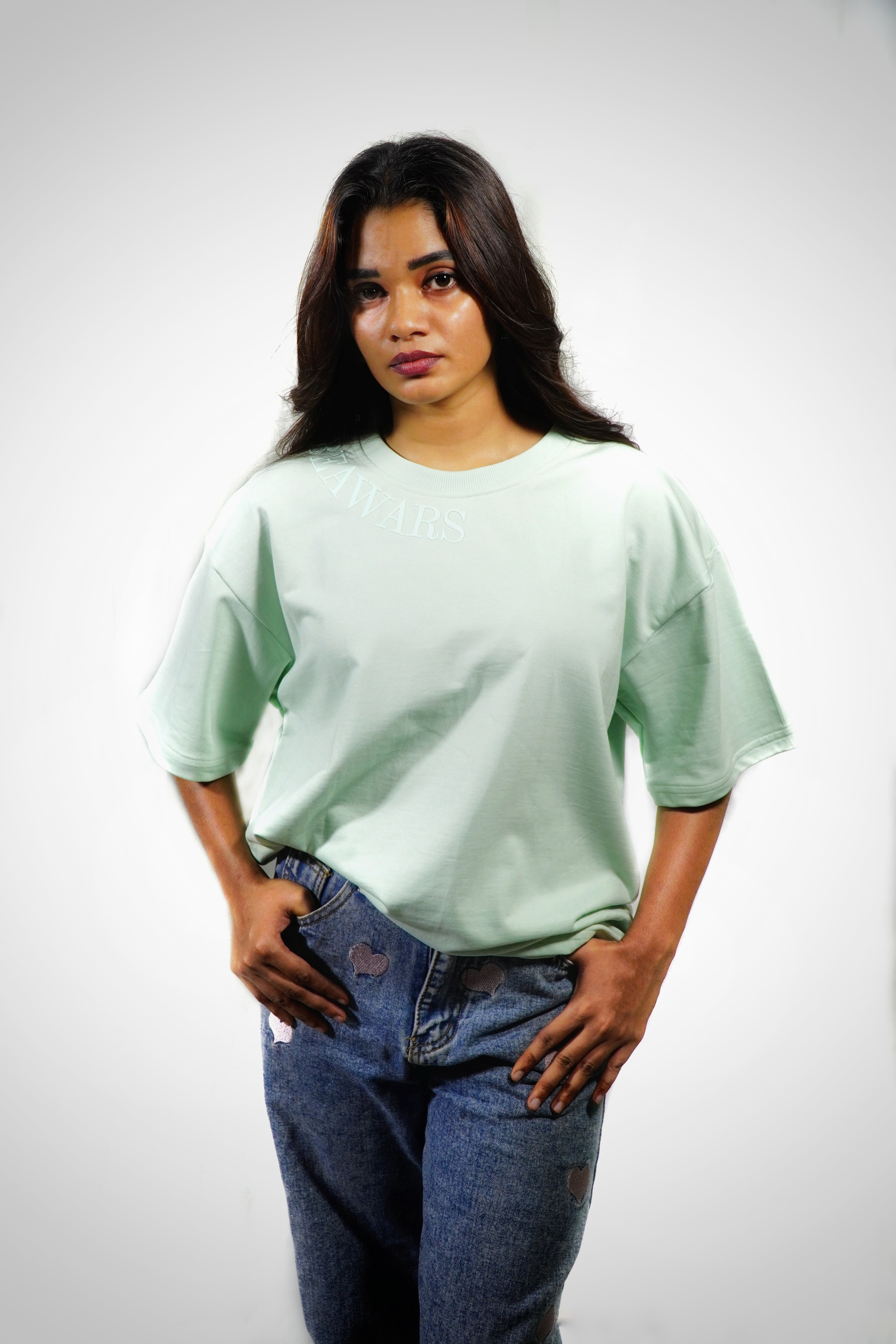 Boxy Fit  - Classic Aqua Green