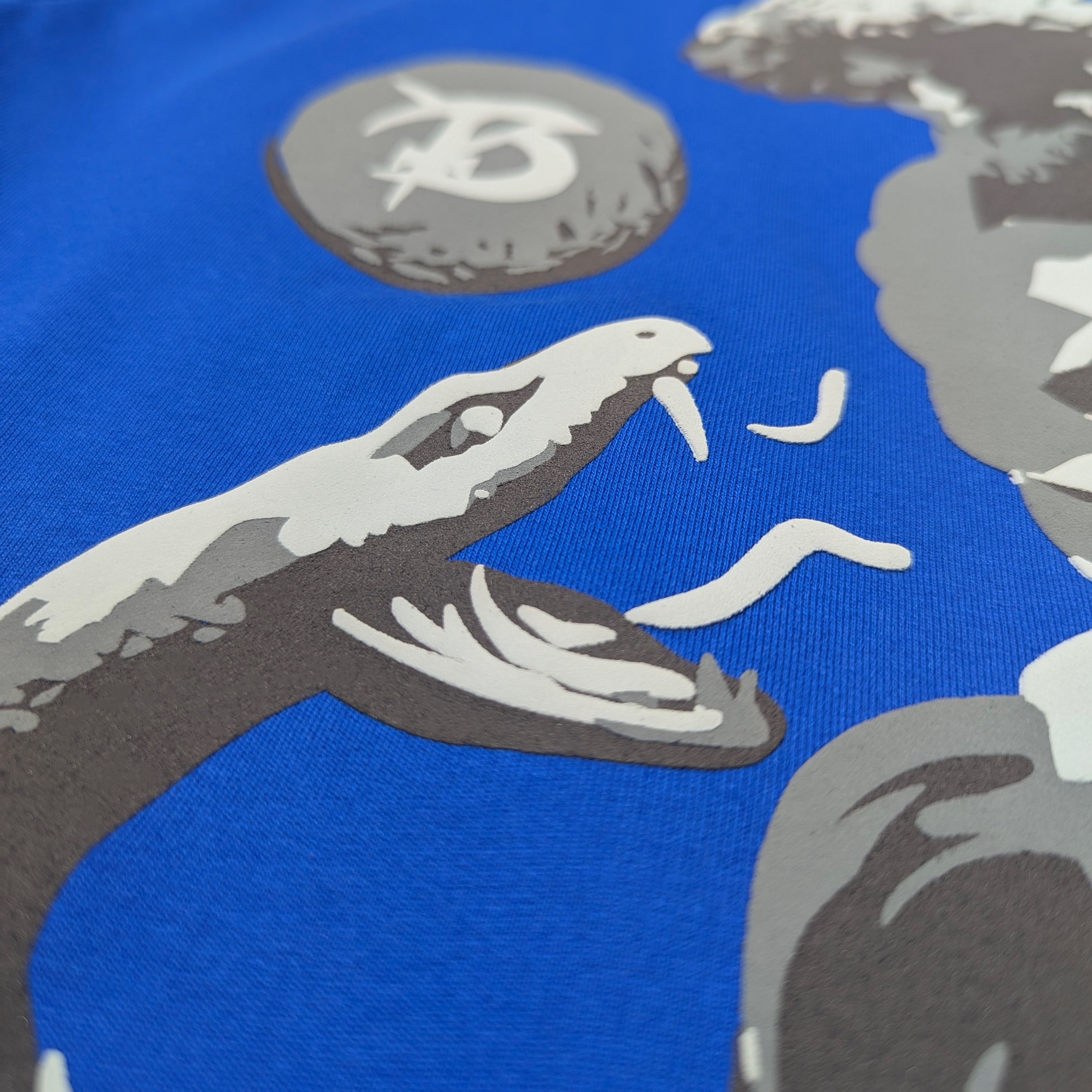 Blue Snake Warrior Tshirt
