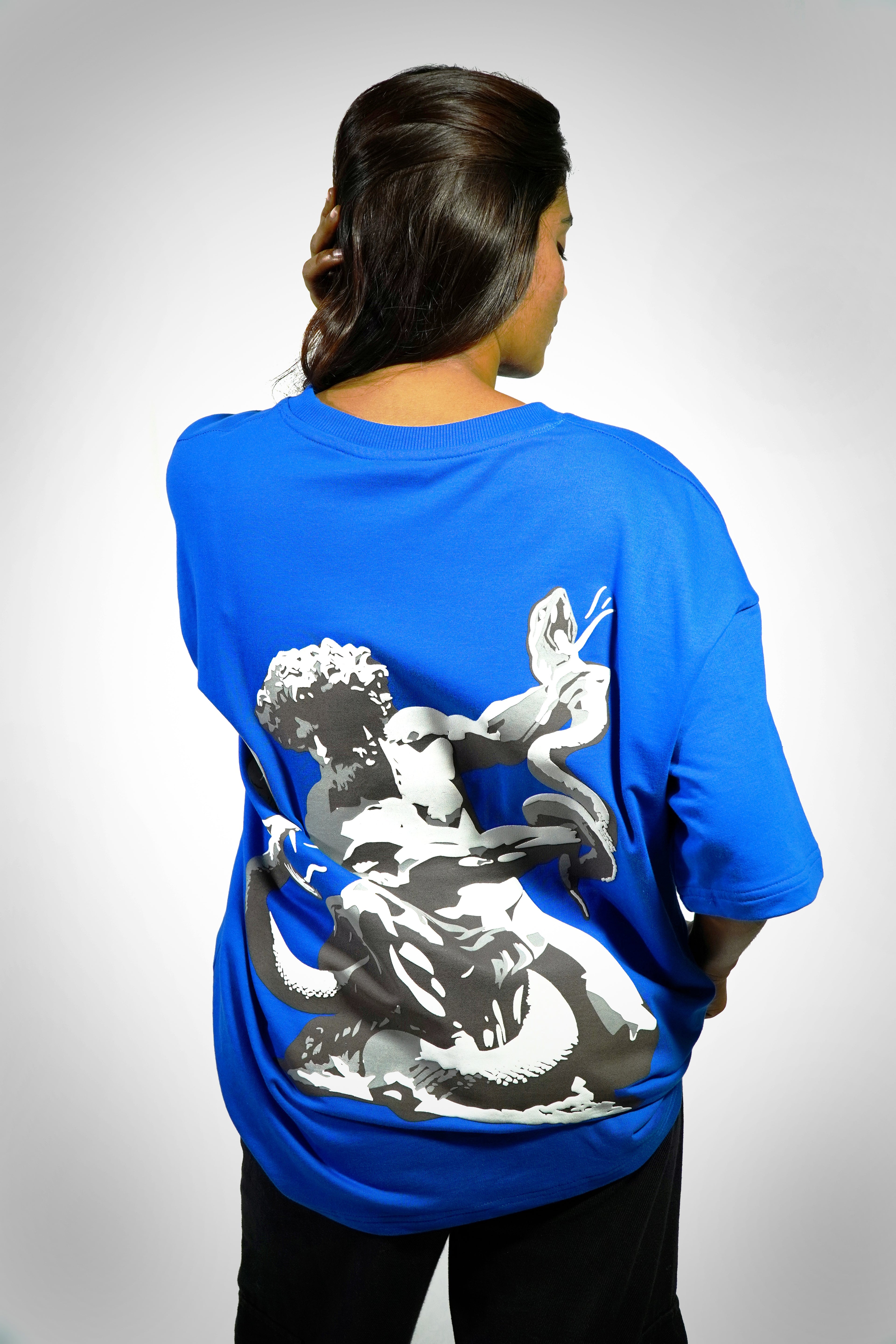 Blue Snake Warrior Tshirt