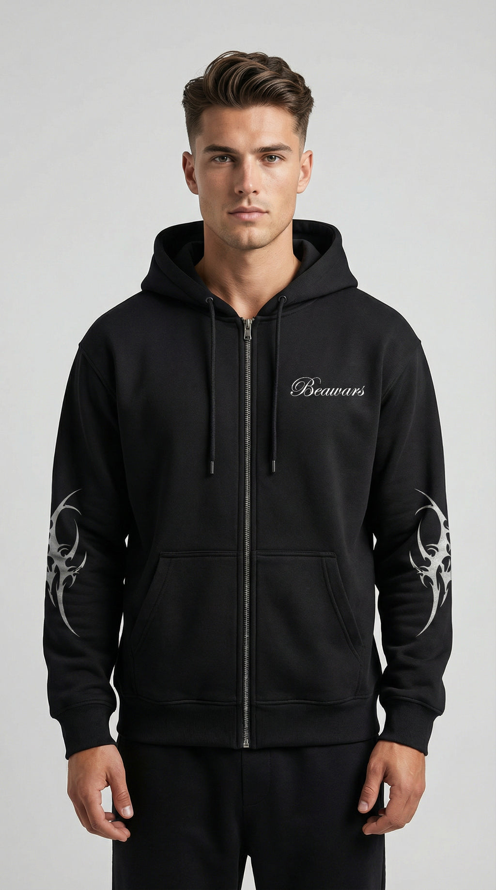 KURO HOODIE  /  黒 フーディー