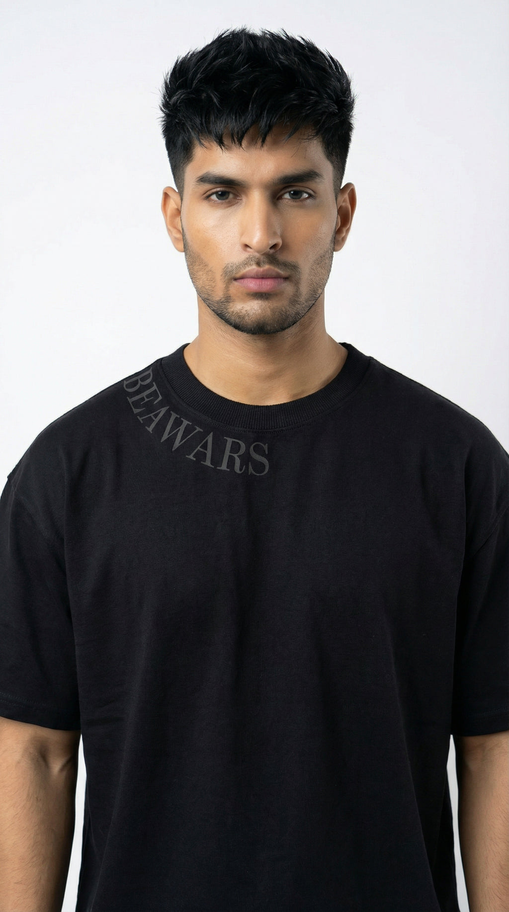 BOXY-BLACK T-SHIRT