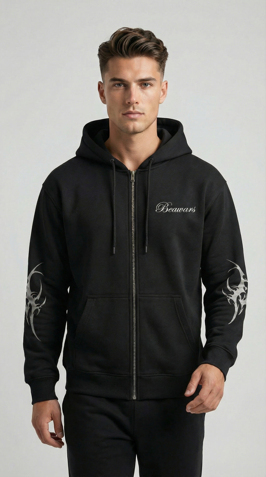 KURO HOODIE  /  黒 フーディー