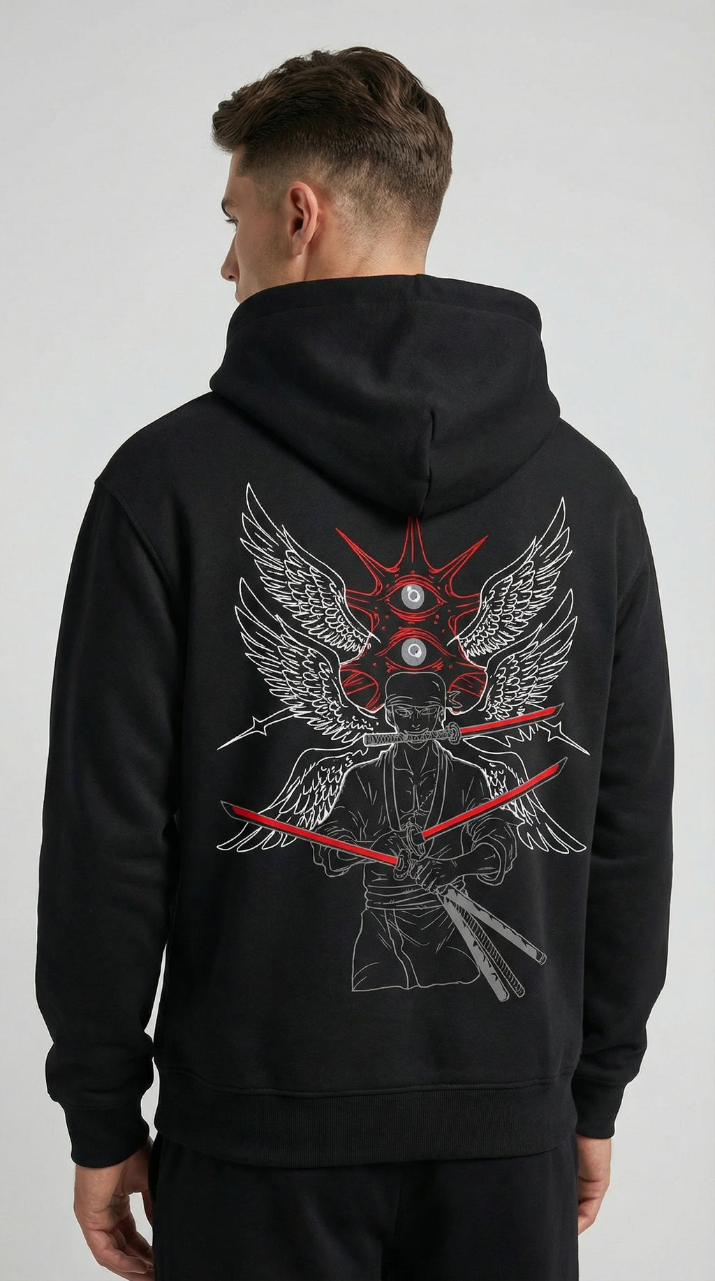 KURO HOODIE  /  黒 フーディー