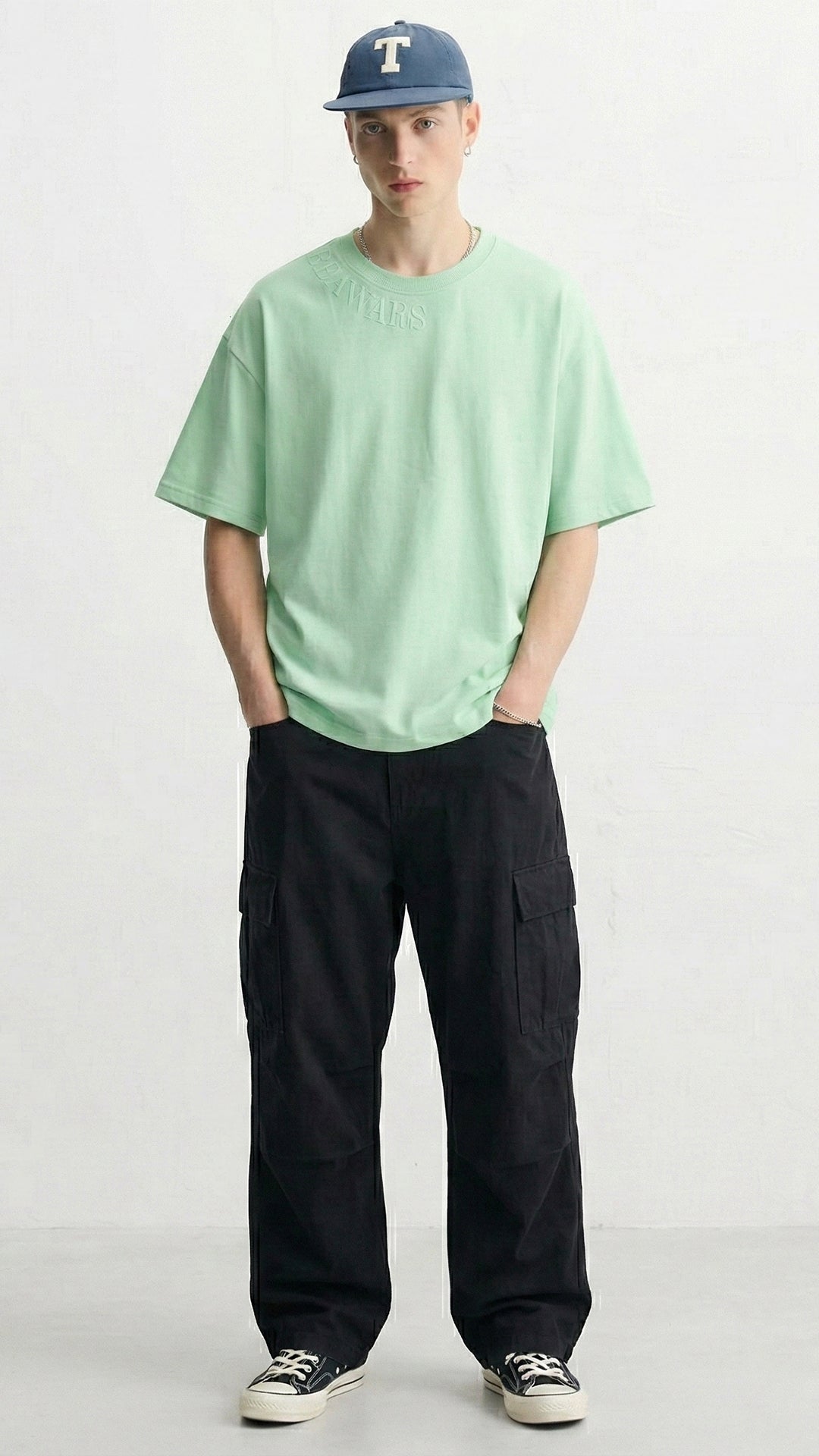 Boxy Fit  - Classic Aqua Green
