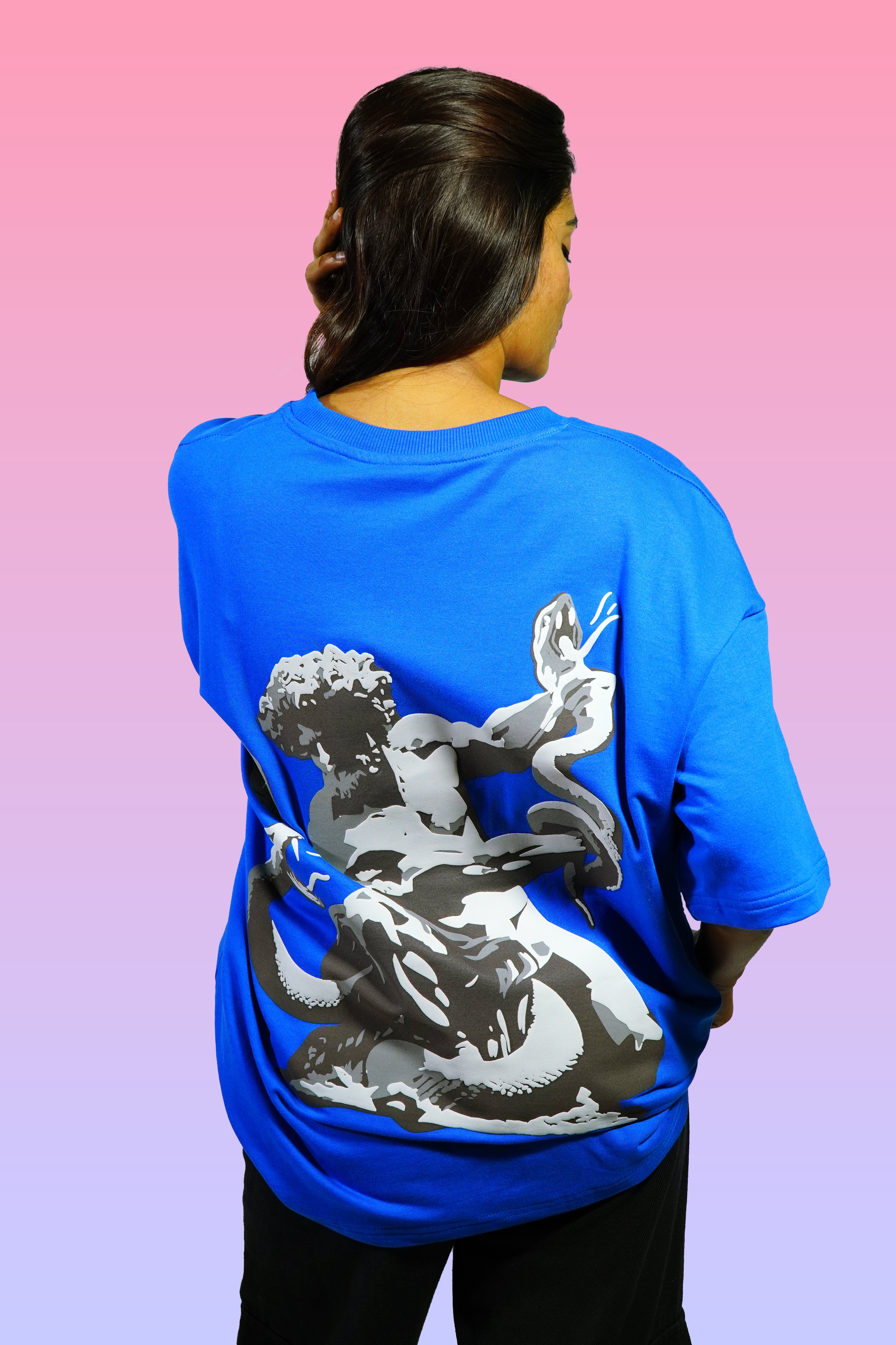 Blue Snake Warrior Tshirt